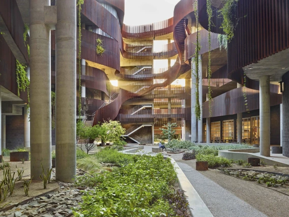 ENR-2 building courtyard