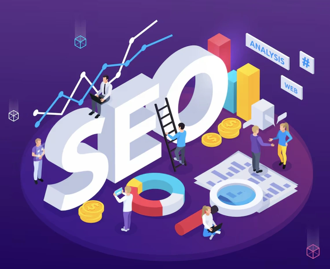Decorative image depicting SEO