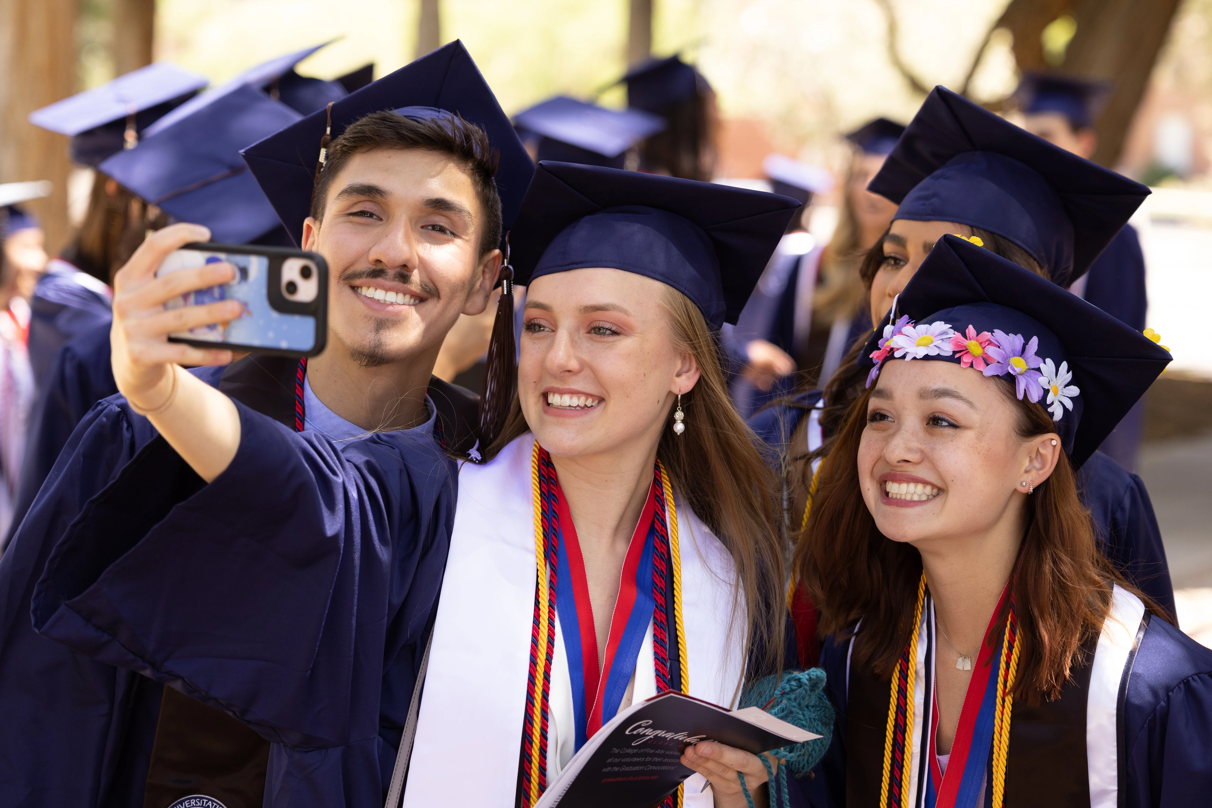 Commencement photos taken at 2022 Spring commencement.