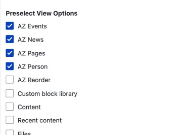 select the desired views to be referenced in the field's settings