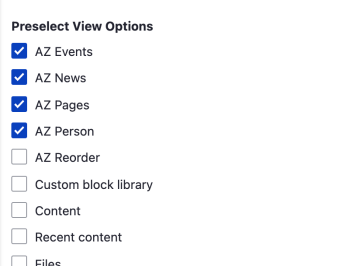 select the desired views to be referenced in the field's settings