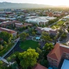An overhead view of the University of Arizona campus